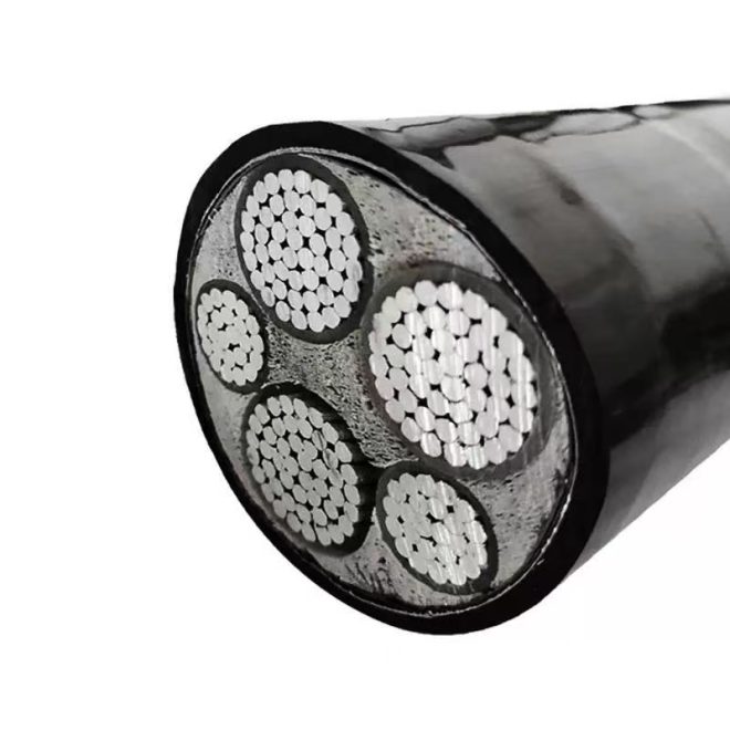 Aluminum core low voltage cable YJLV22